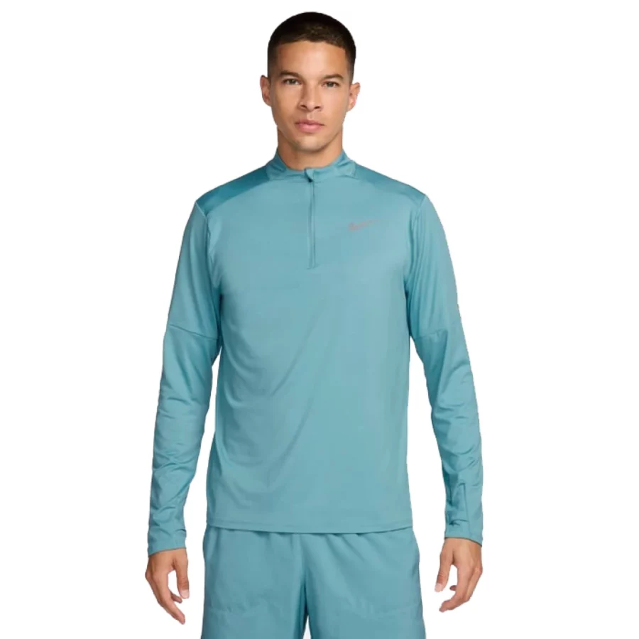 NIKE DD4756 ELEMENT SHIRT LS-464 DENIM TURQ/REFLECTIVE SILV
