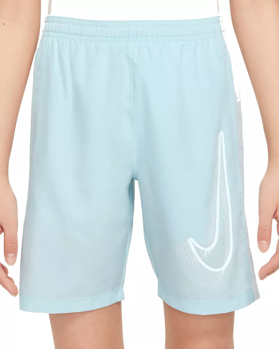 NIKE FZ5311 ACADEMY SHORT JR-474 GLACIER BLUE/WHITE/WHITE