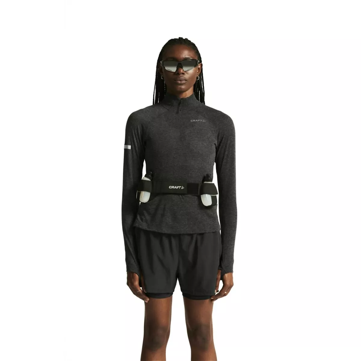 CRAFT 1915138 ADV SUBZ WOOL LS TEE 3-999200 black melange