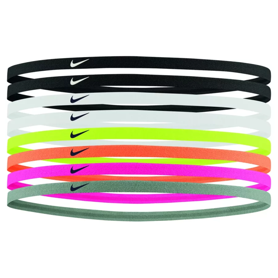 NIKE N0002547 SKINNY HAIR 8PK-909 Zwart/Zwart/Wit