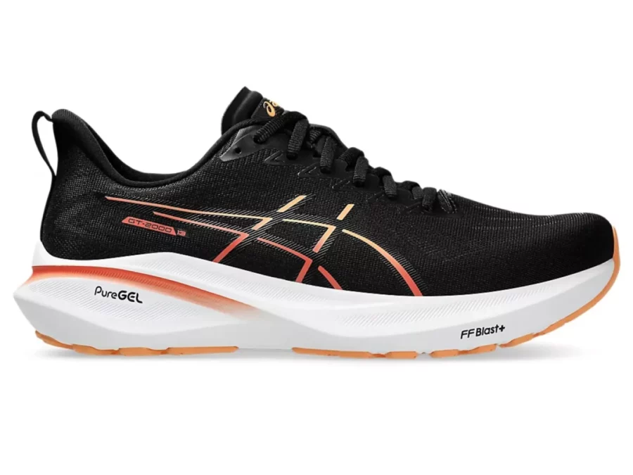ASICS 1011B861 GT-2000 13-001 BLACK/FADED ORANGE