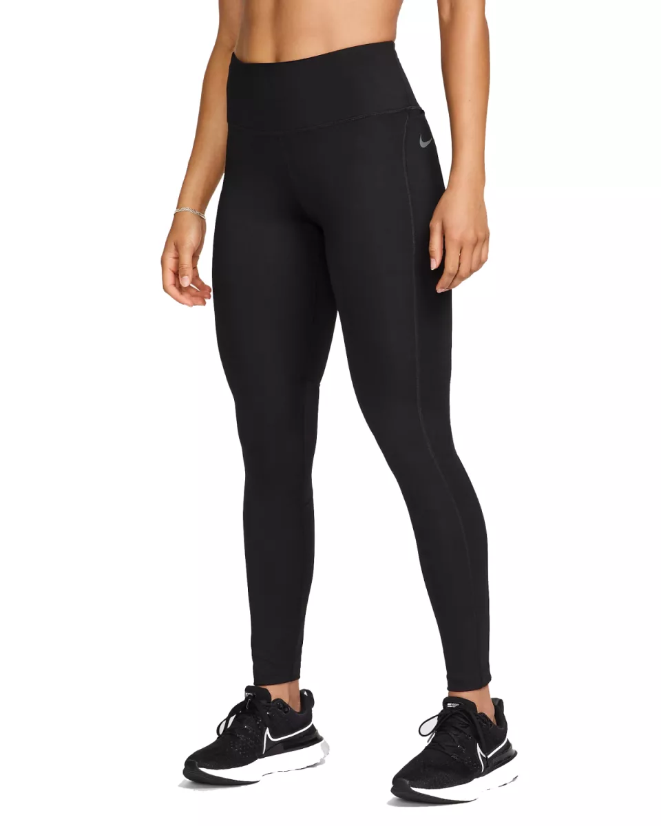NIKE CZ9240 EPIC TIGHT LANG-010 BLACK-REFLECTIVE SILVER