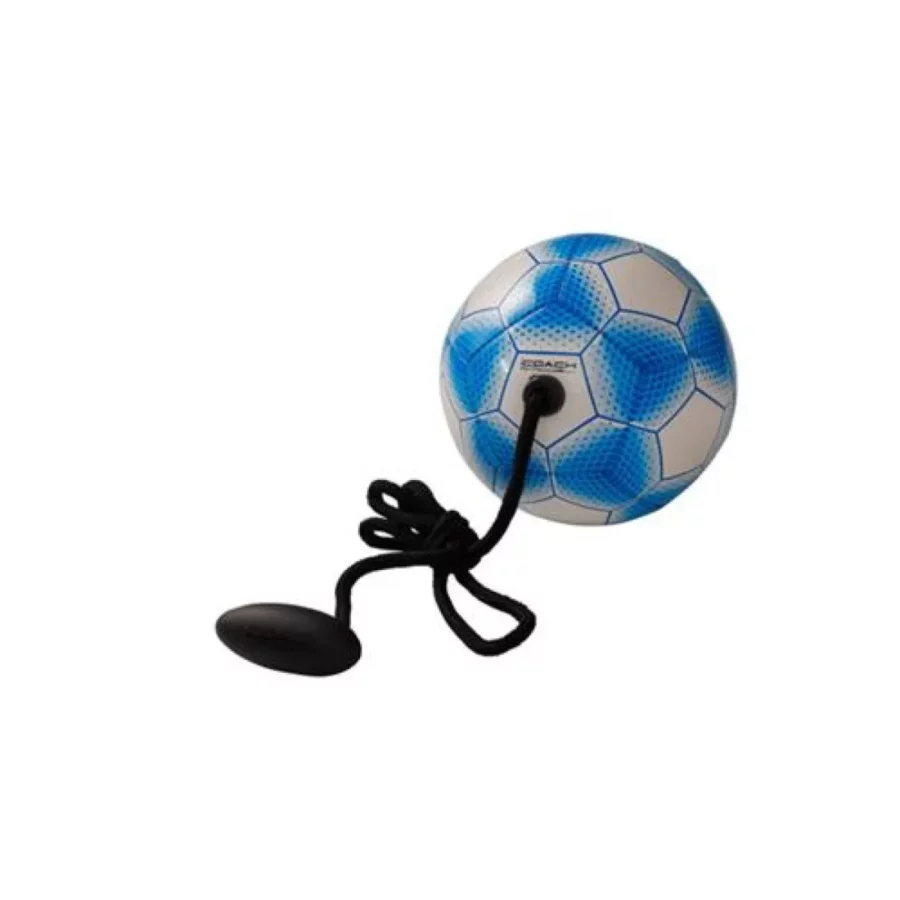PIRI SPORT 90471 iCoach Mini Tr. Ball 3.0-Wit-blauw