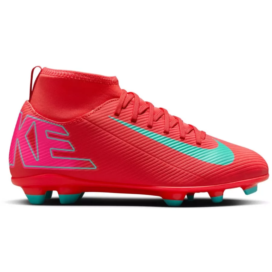 NIKE FQ8318 Jr M. Superfly 10 Club-800 EMBER GLOW/AURORA GREEN