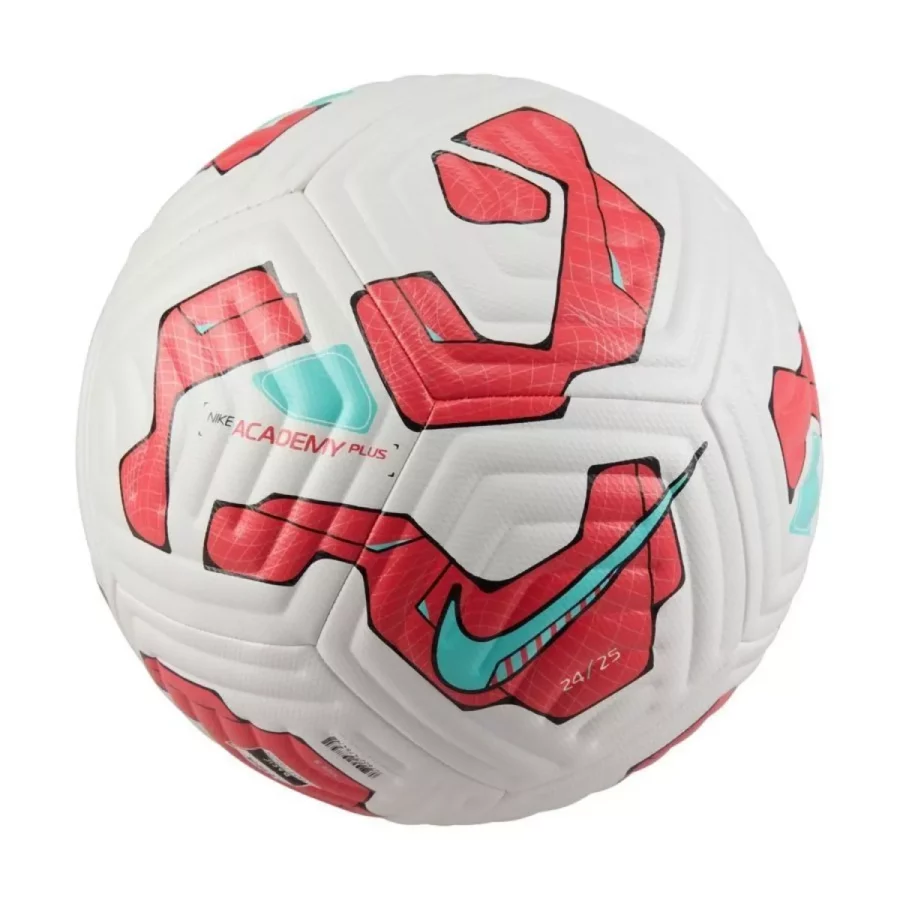 NIKE FZ2632 Academy Plus Soccerbal-101 WHITE/EMBER GLOW/AURORA GREEN