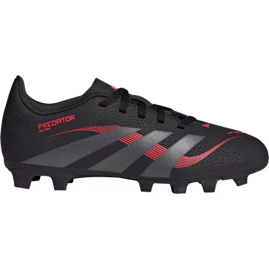 ADIDAS ID3812 Predator Club JR FG-CBLACK/GREFOU/LUCRED