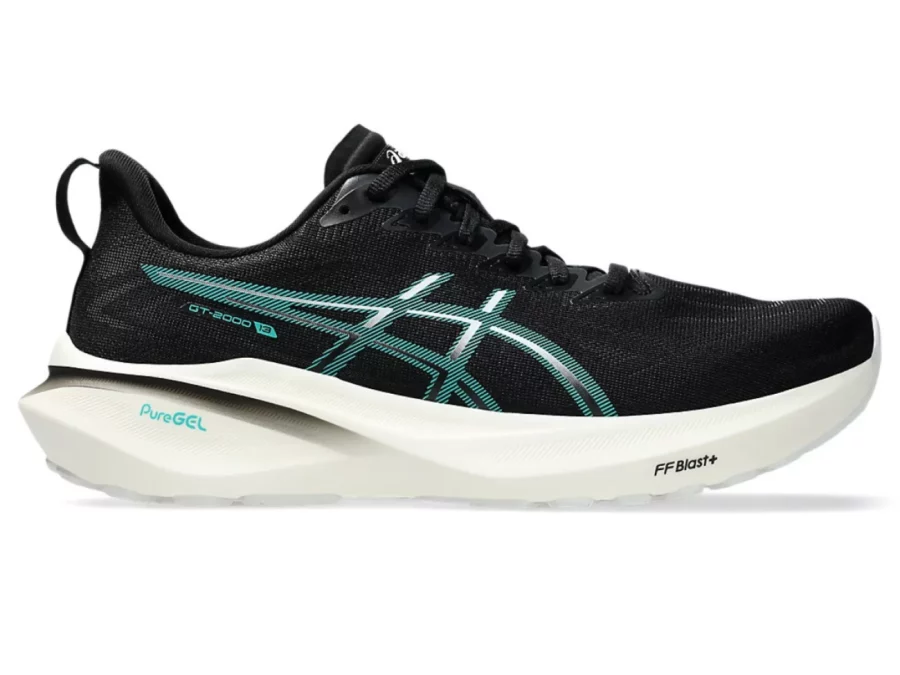 ASICS 1011B861 GT-2000 13-004 BLACK/WAVE TEAL