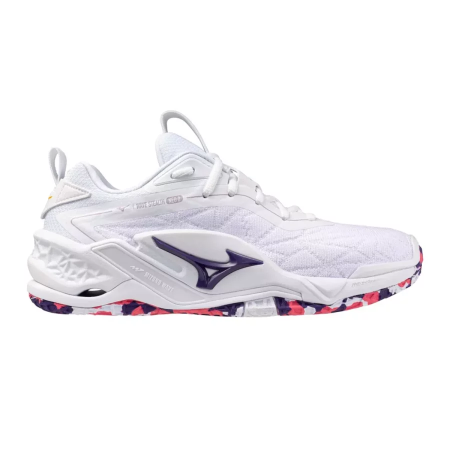 MIZUNO X1GB2401 Wave Stealth Neo 2-20 White/Violet Indigo/Camellia Rose