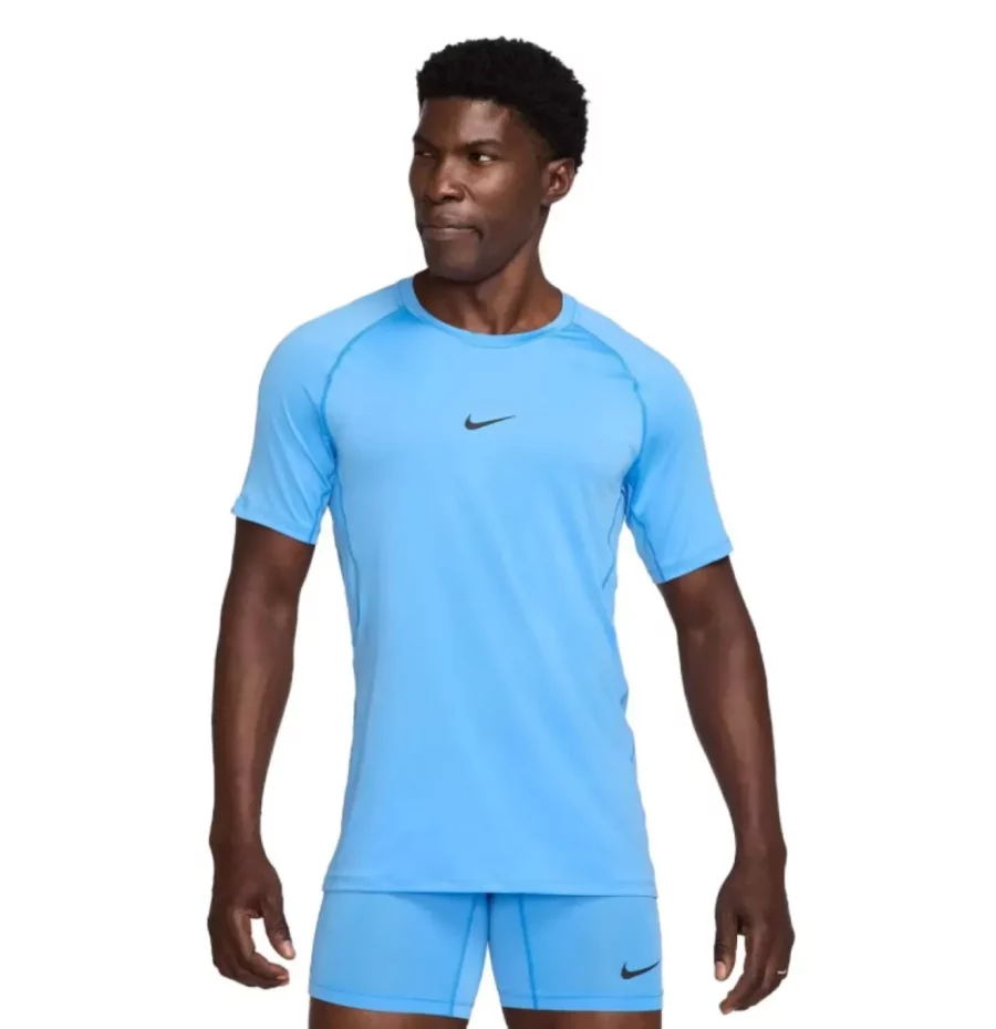 NIKE FB7929 Pro DF Slim Shirt-412 UNIVERSITY BLUE/BLACK