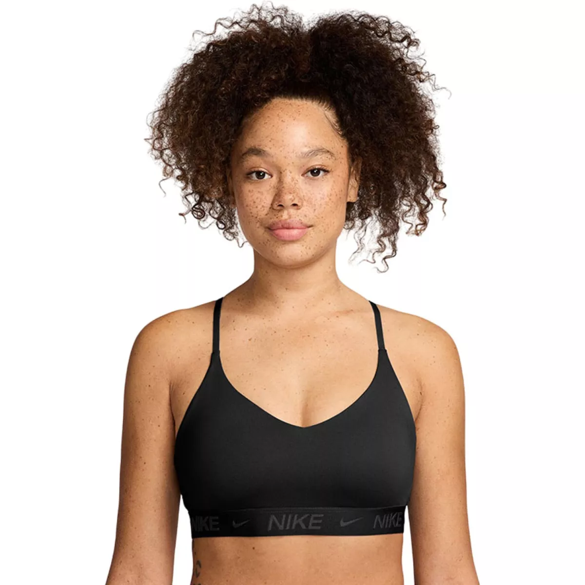 NIKE FD1065 Indy Med. Support Bra-010 BLACK/BLACK/BLACK