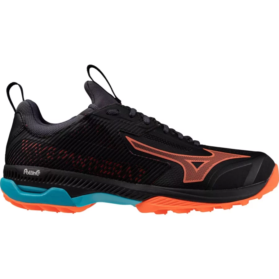 MIZUNO X1GA2410 WAVE PANTHERA 2-06 Black/Neon Flame Peacock Blue