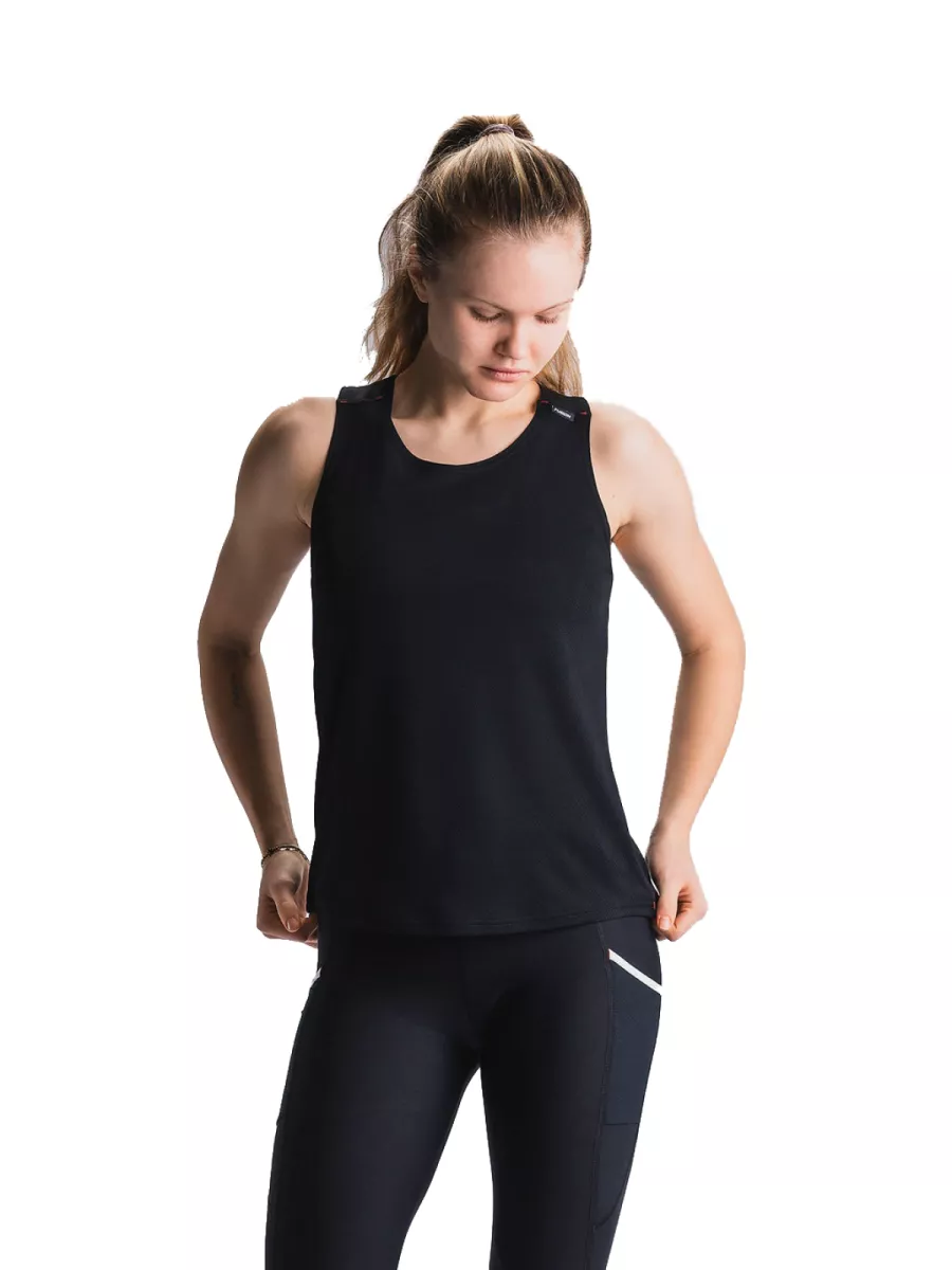 FUSION 1037 RUN SINGLET W-BLACK