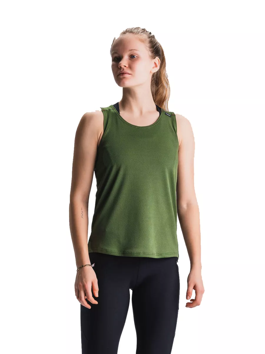 FUSION 1037 RUN SINGLET W-GREEN