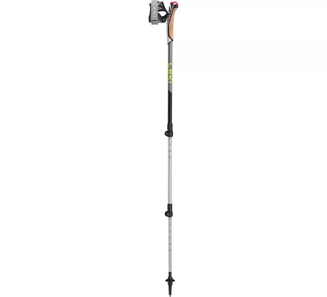LEKI LT65326011 Traveller Alu-Black-Silver-gray/neon-yellow