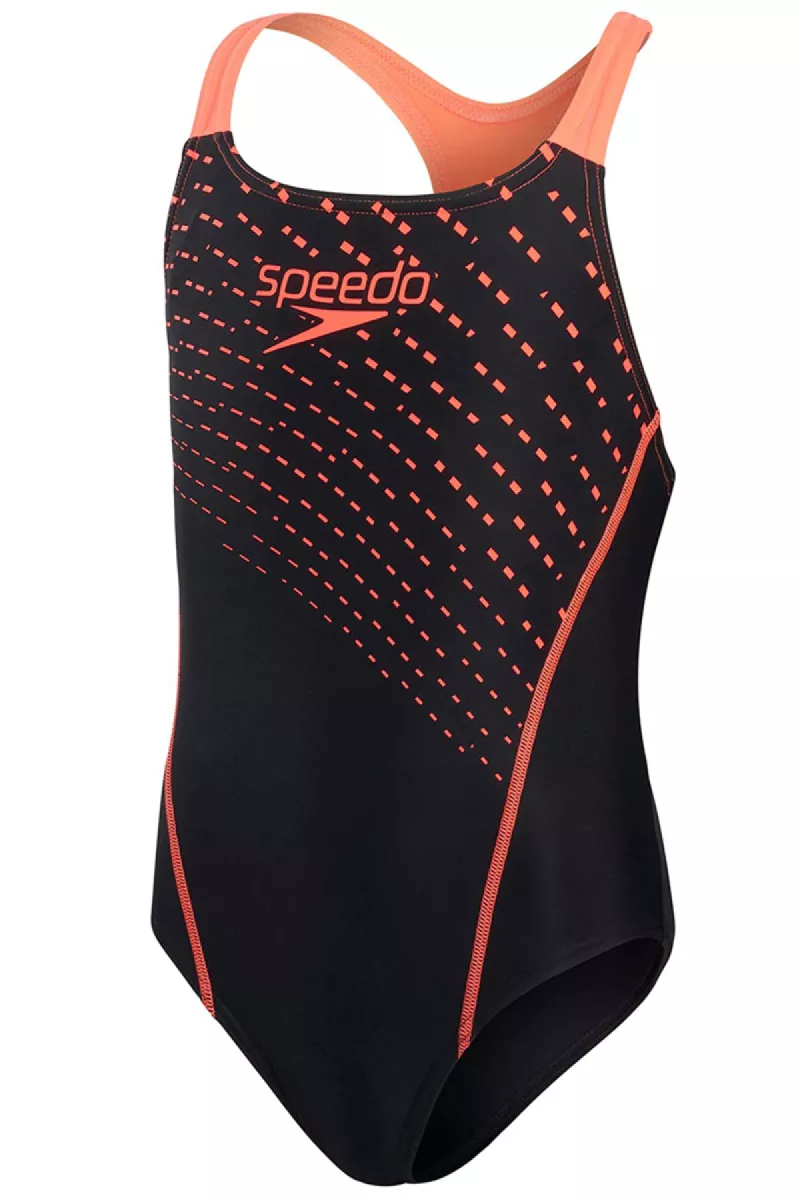 SPEEDO 13458 Eco Medley Logo Medalist-16859 BLACK/PINK