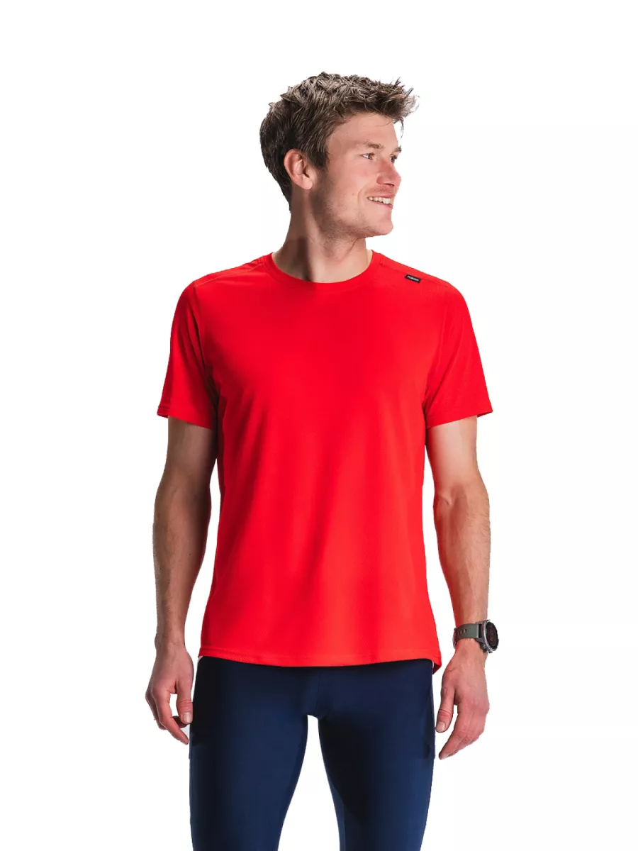 FUSION 1033 RUN T-SHIRT MENS-RED