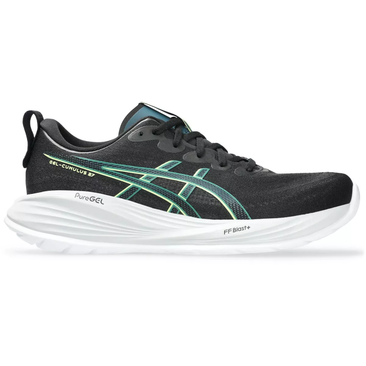 ASICS 1011B960 GEL CUMULUS 27-004 BLACK/LUCID YELLOW