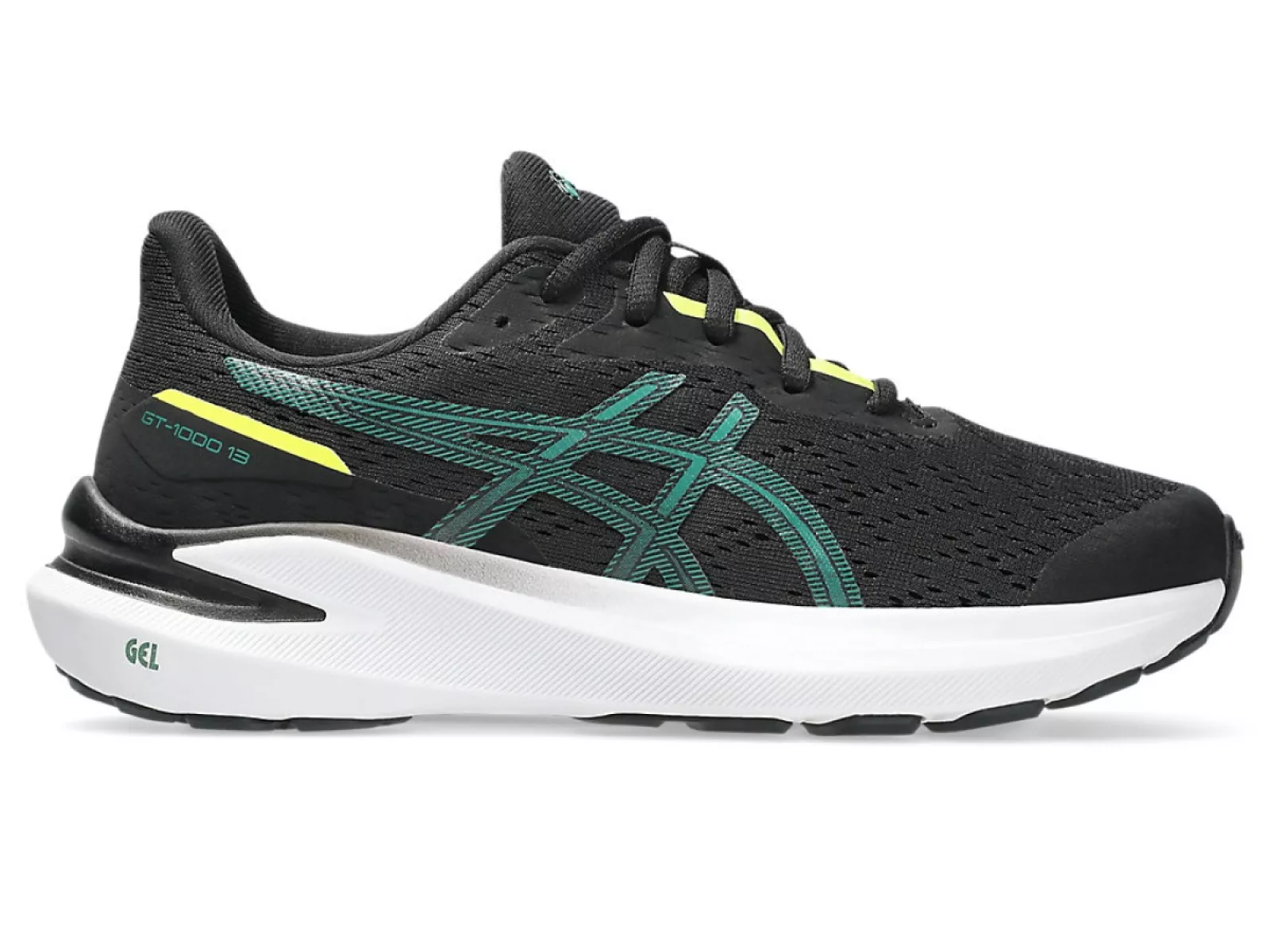 ASICS 1014A343 GT-1000 13 GS-008 BLACK/JASPER GREEN