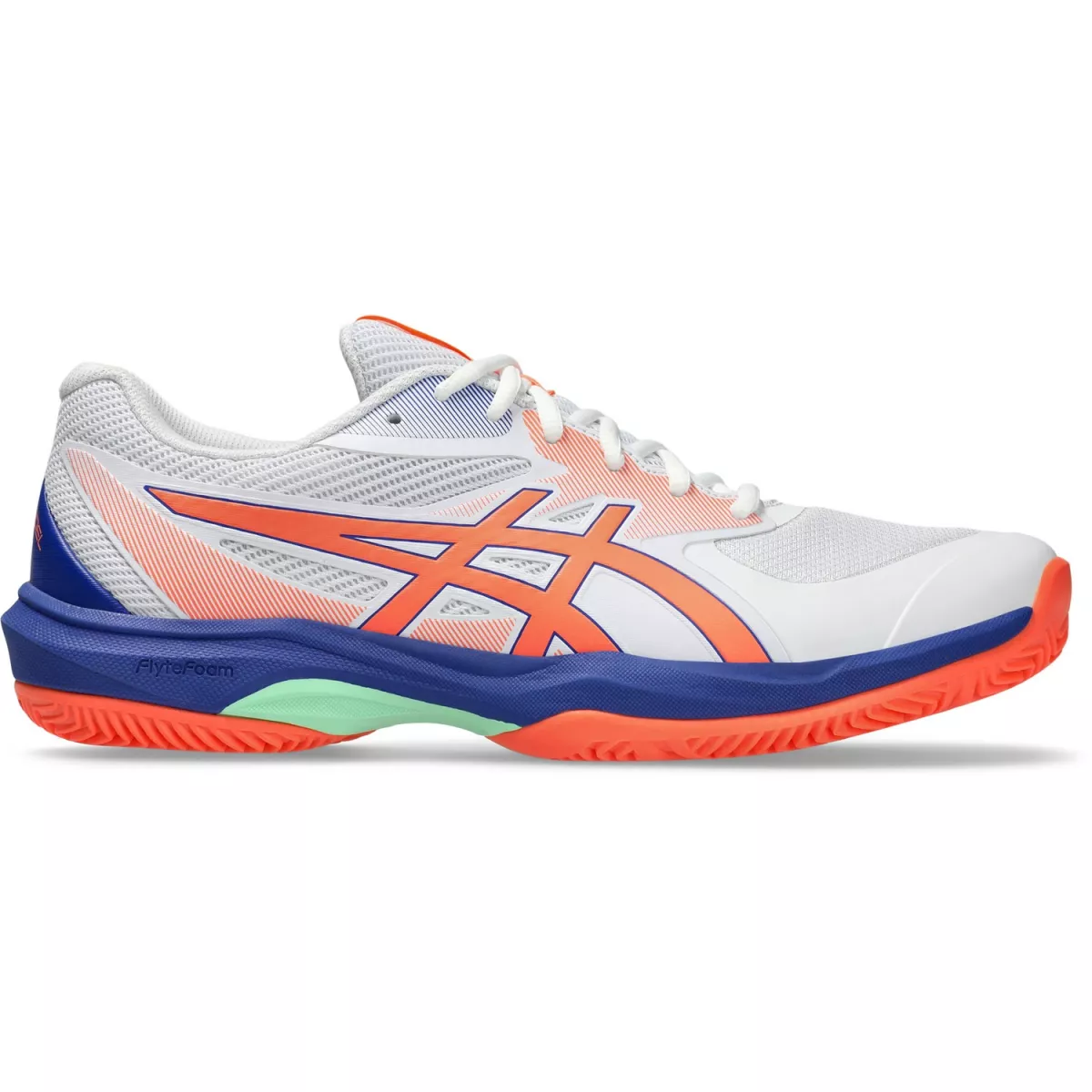 ASICS 1041A493 GEL-GAME FF PADEL-100 White/Vivid Coral
