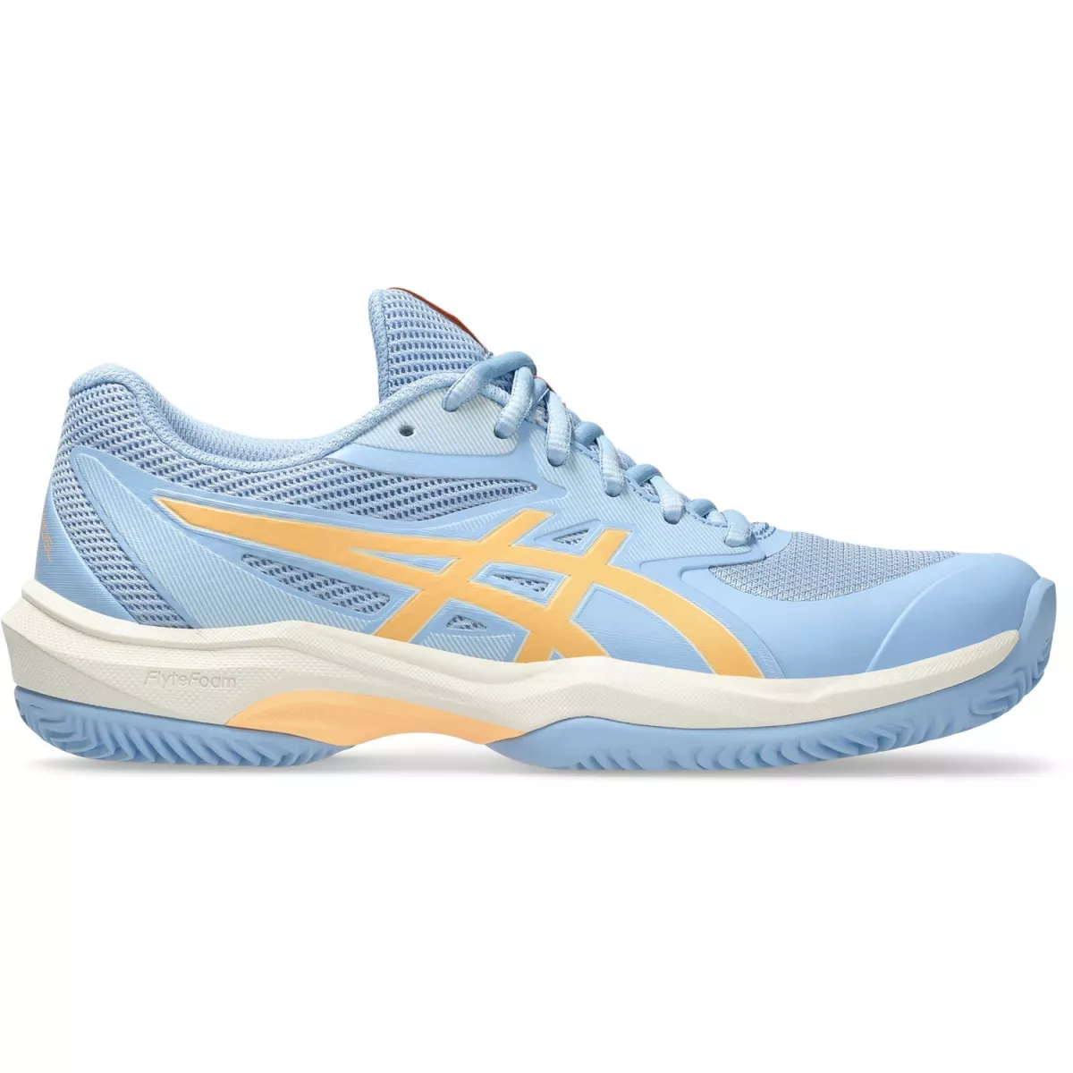 ASICS 1042A286 Game FF Padel-400 Stone Wash/Orange Glow