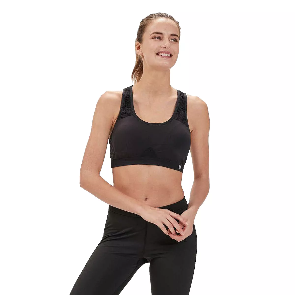 ATHLECIA E181384 Rosemary W Sports Bra-1001 BLACK