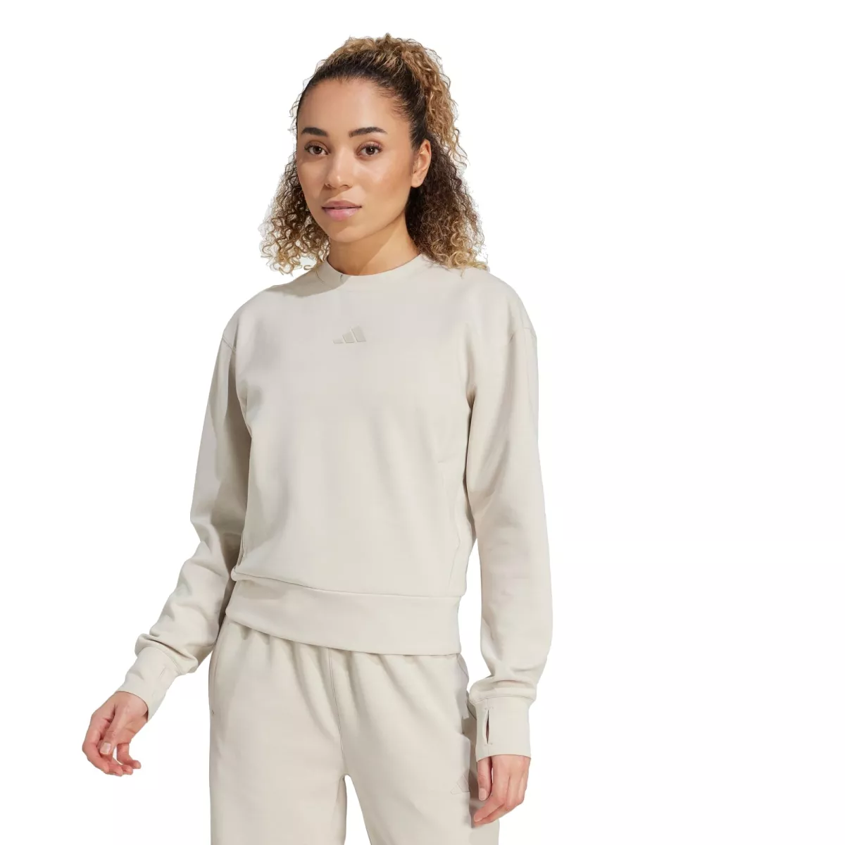 ADIDAS JV5764 D4T Knit Crew Sweater-WONALU
