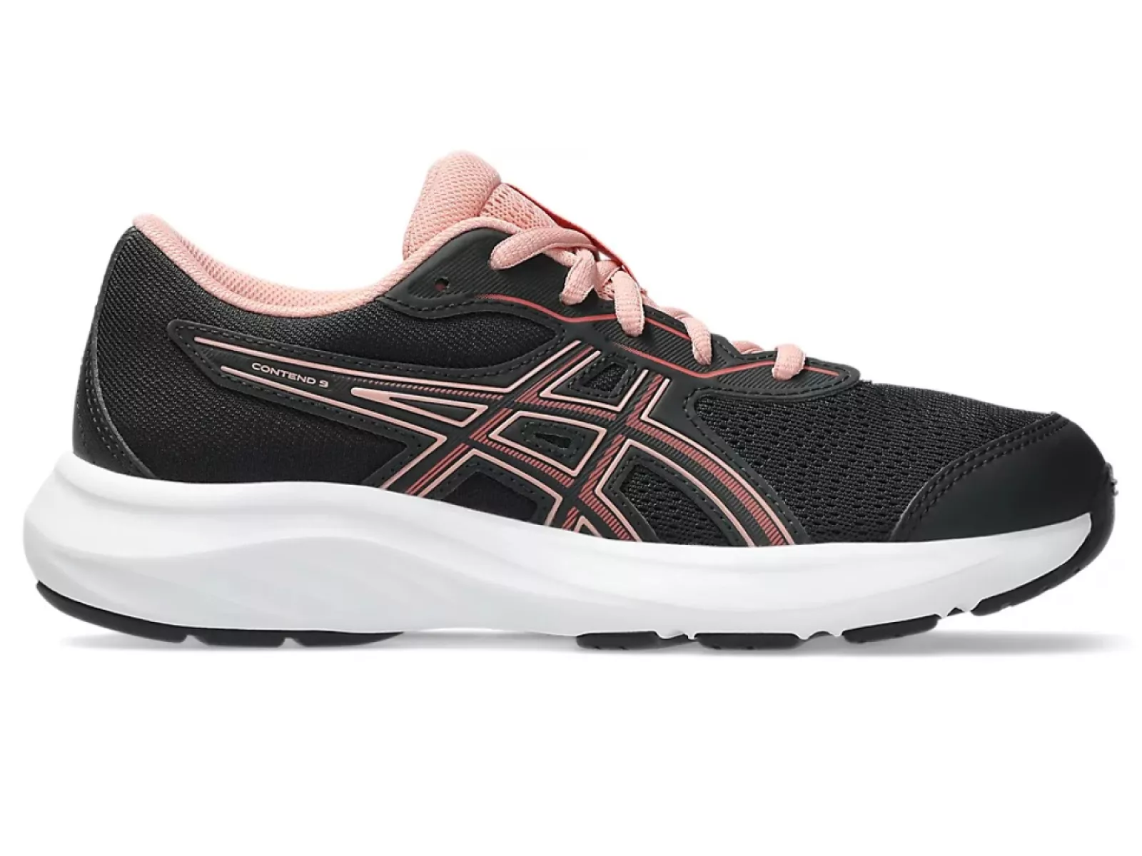 ASICS 1014A337 CONTEND 9 GS- 008 BLACK/DARK PINK CLAY