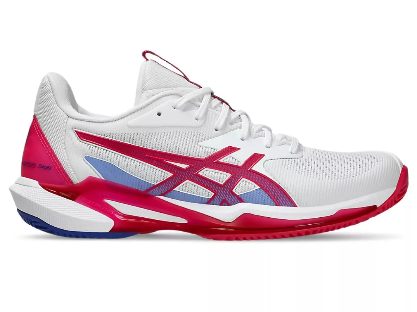 ASICS 1042A248 Solution Speed FF 3-103 WHITE/BRIGHT ROSE