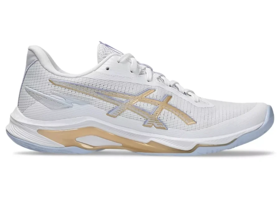 ASICS 1052A083 Netburner Ball. ff 4-102 WHITE/CHAMPAGNE