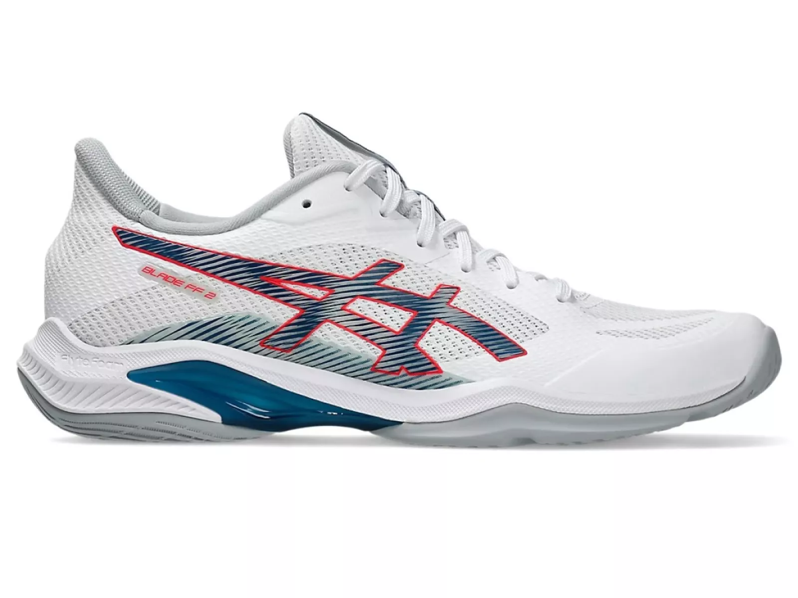 ASICS 1071A117 Gel Blade FF 2-100 WHITE/MAKO BLUE