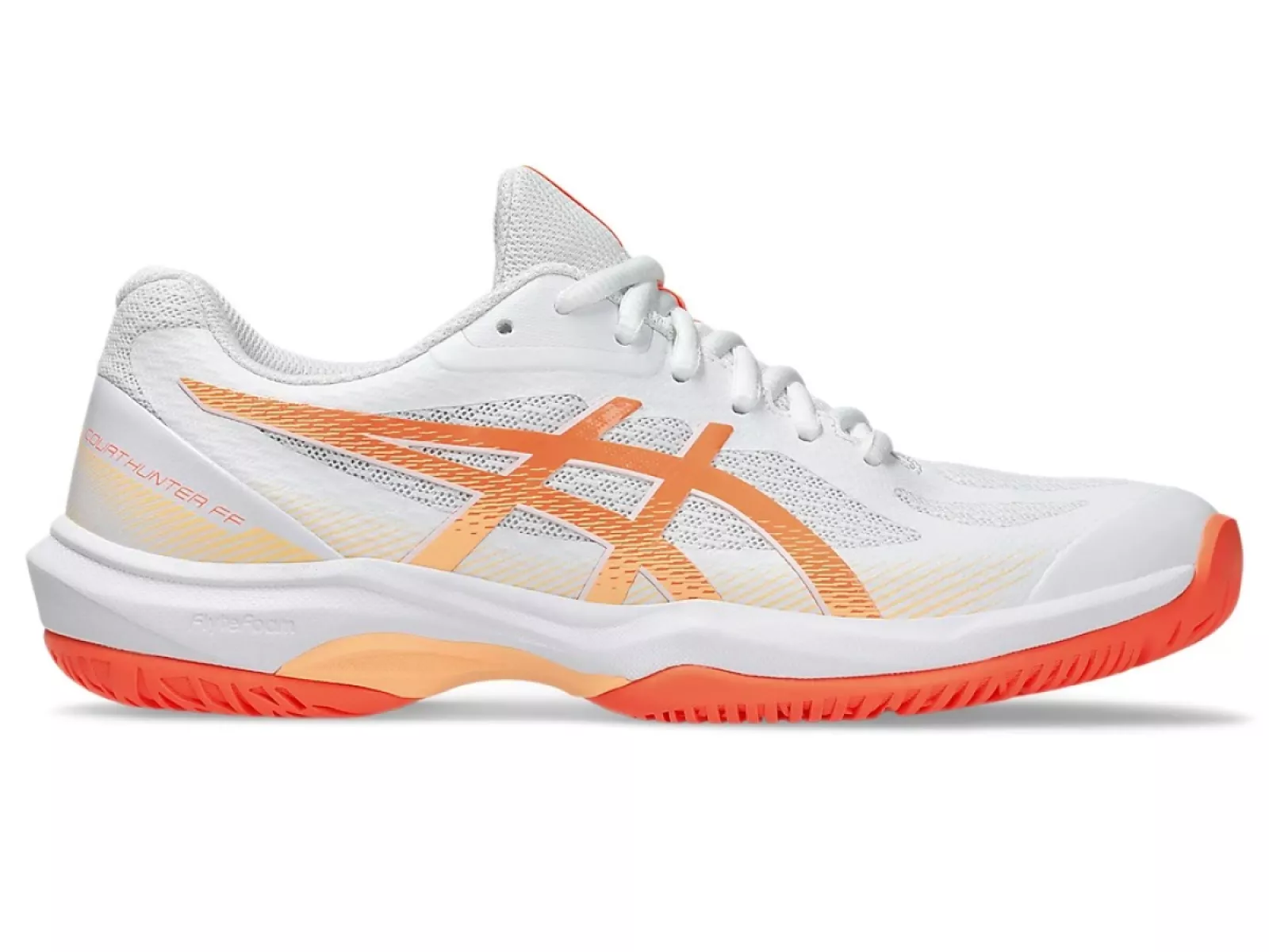ASICS 1072A112 COURT HUNTER FF-100 WHITE/VIVID CORAL