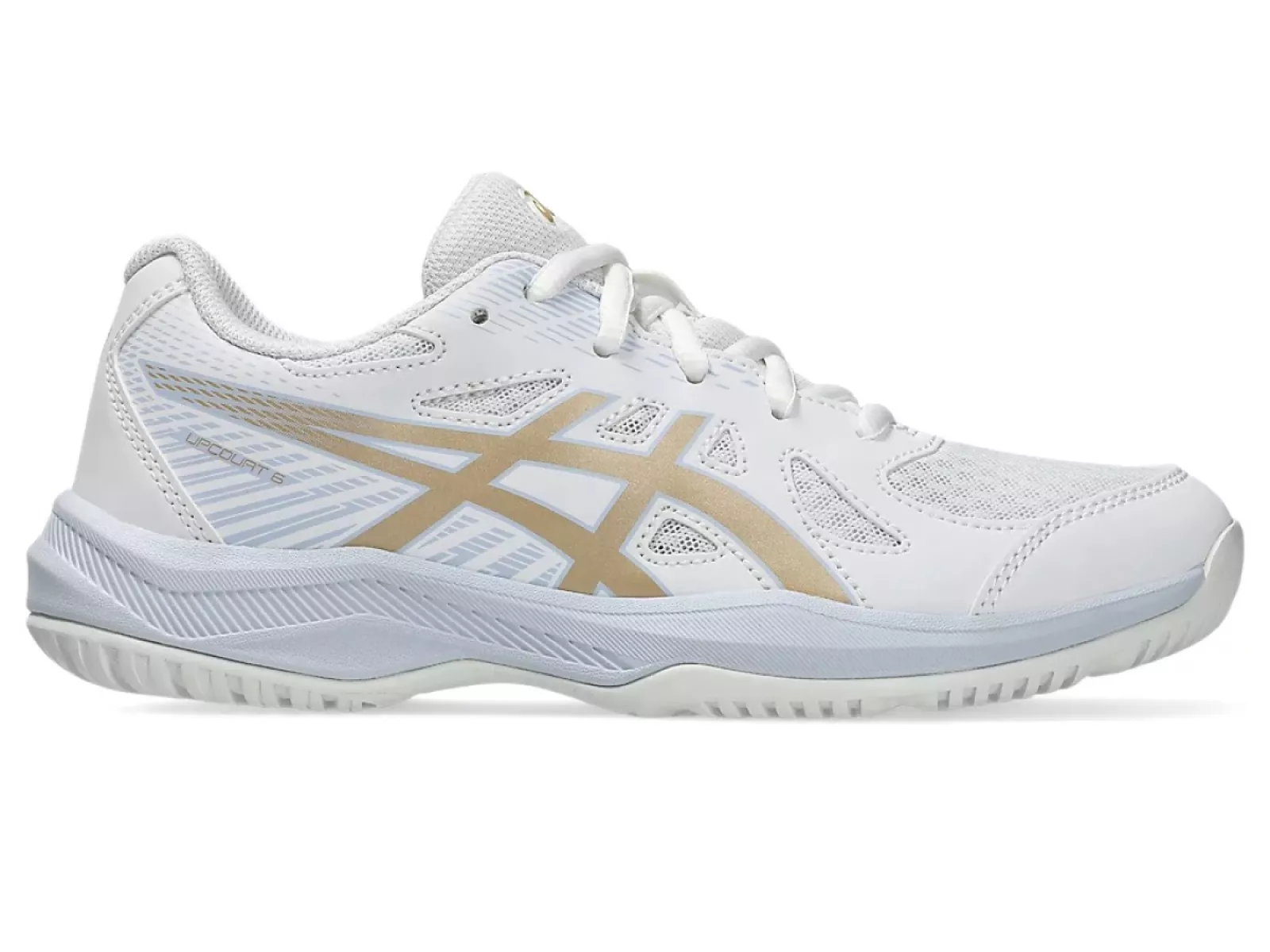 ASICS 1074A045 Upcourt 6 GS-103 WHITE/CHAMPAGNE