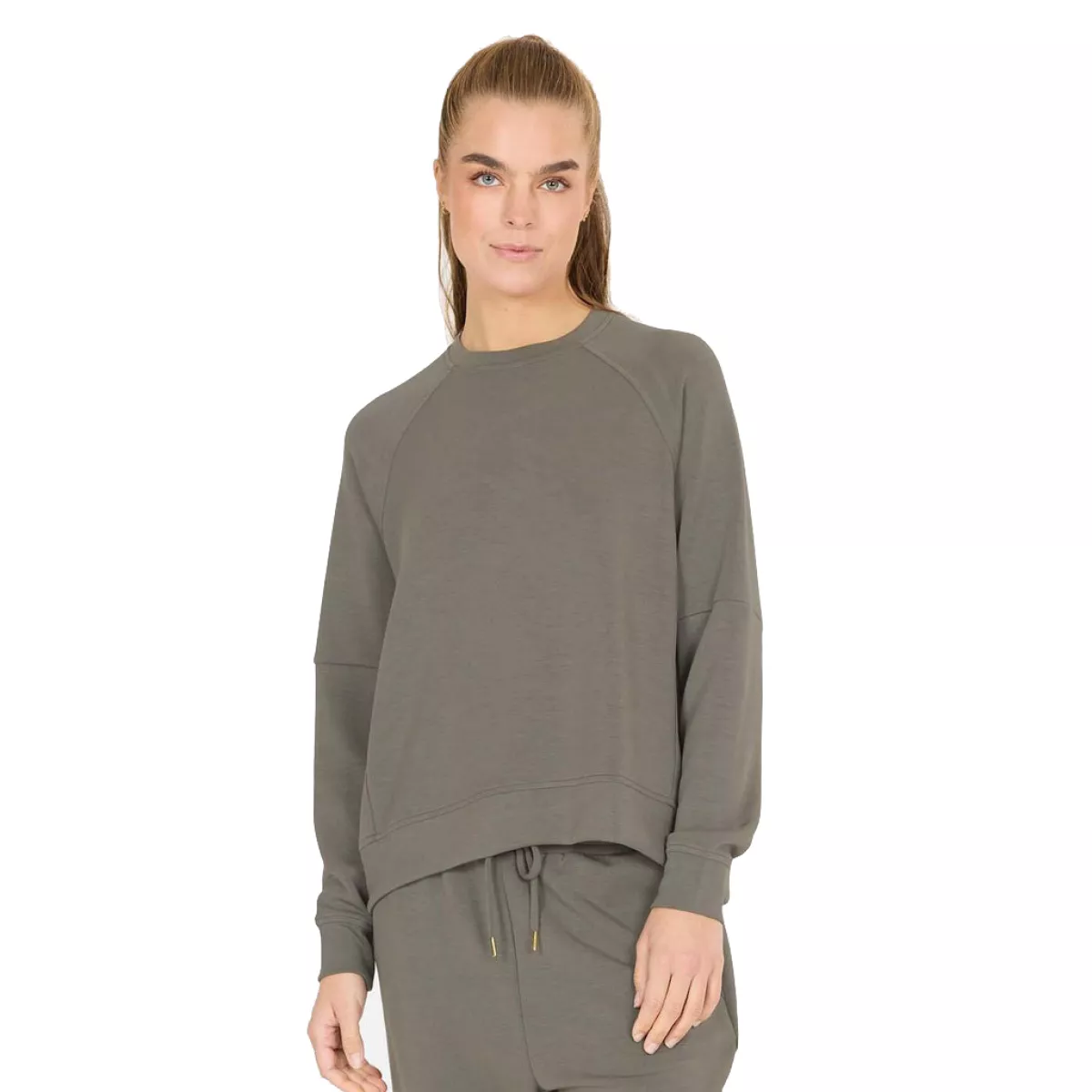 ATHLECIA EA221355 Jacey W Crew Neck-1013 Gunmetal