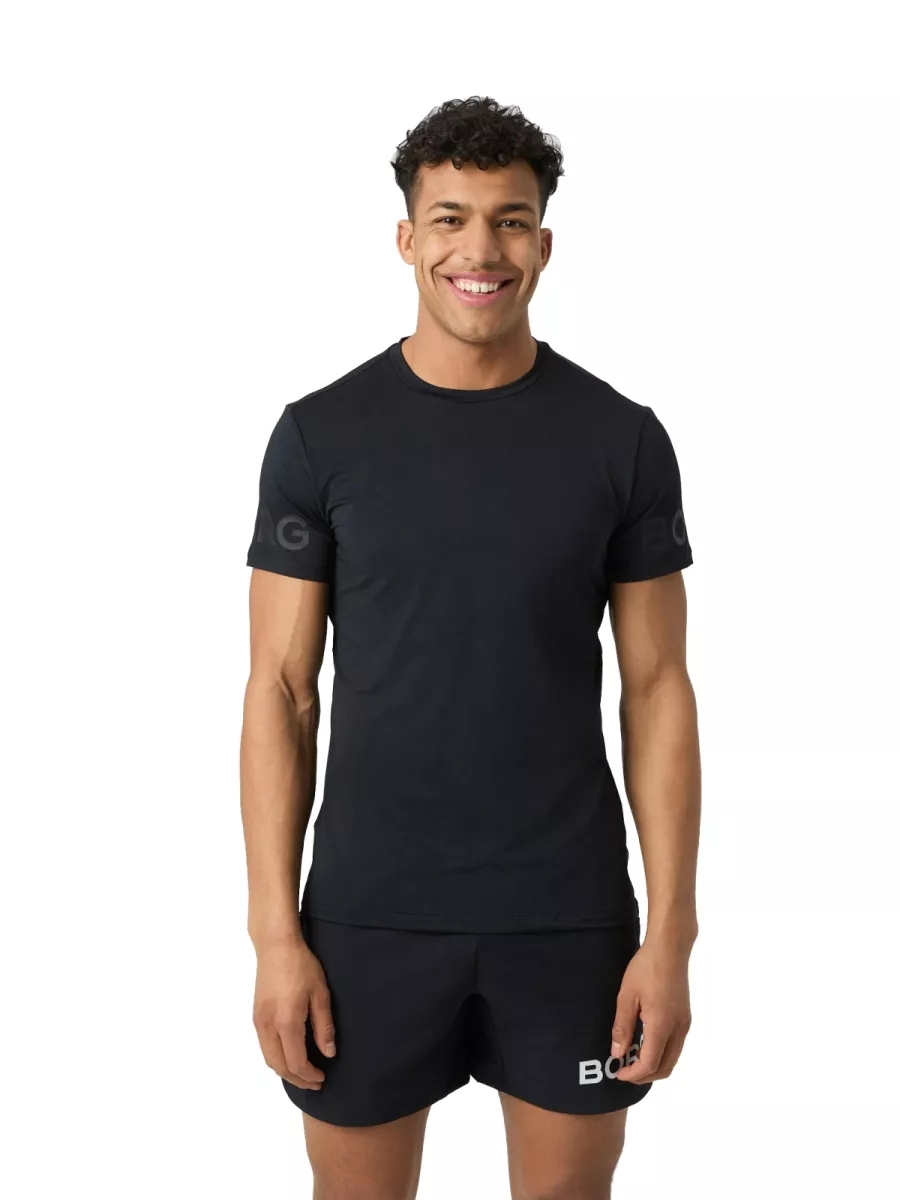 BJORN BORG 10003946 BORG T-SHIRT-BK011 BLACK BEAUTY