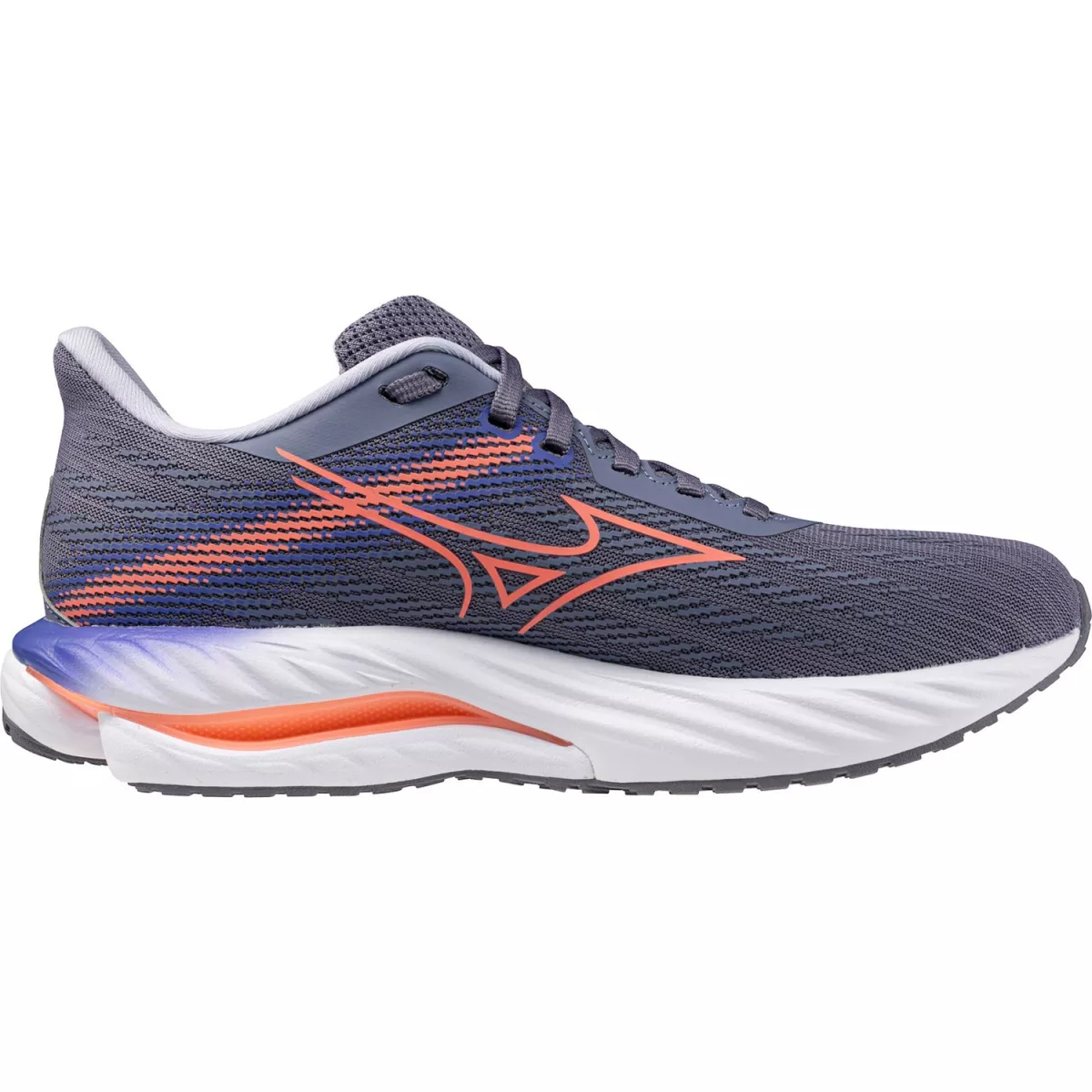 MIZUNO J1GD2544 Wave Inspire 21-71 Blue Granite/Striking Coral/Iris Bloom