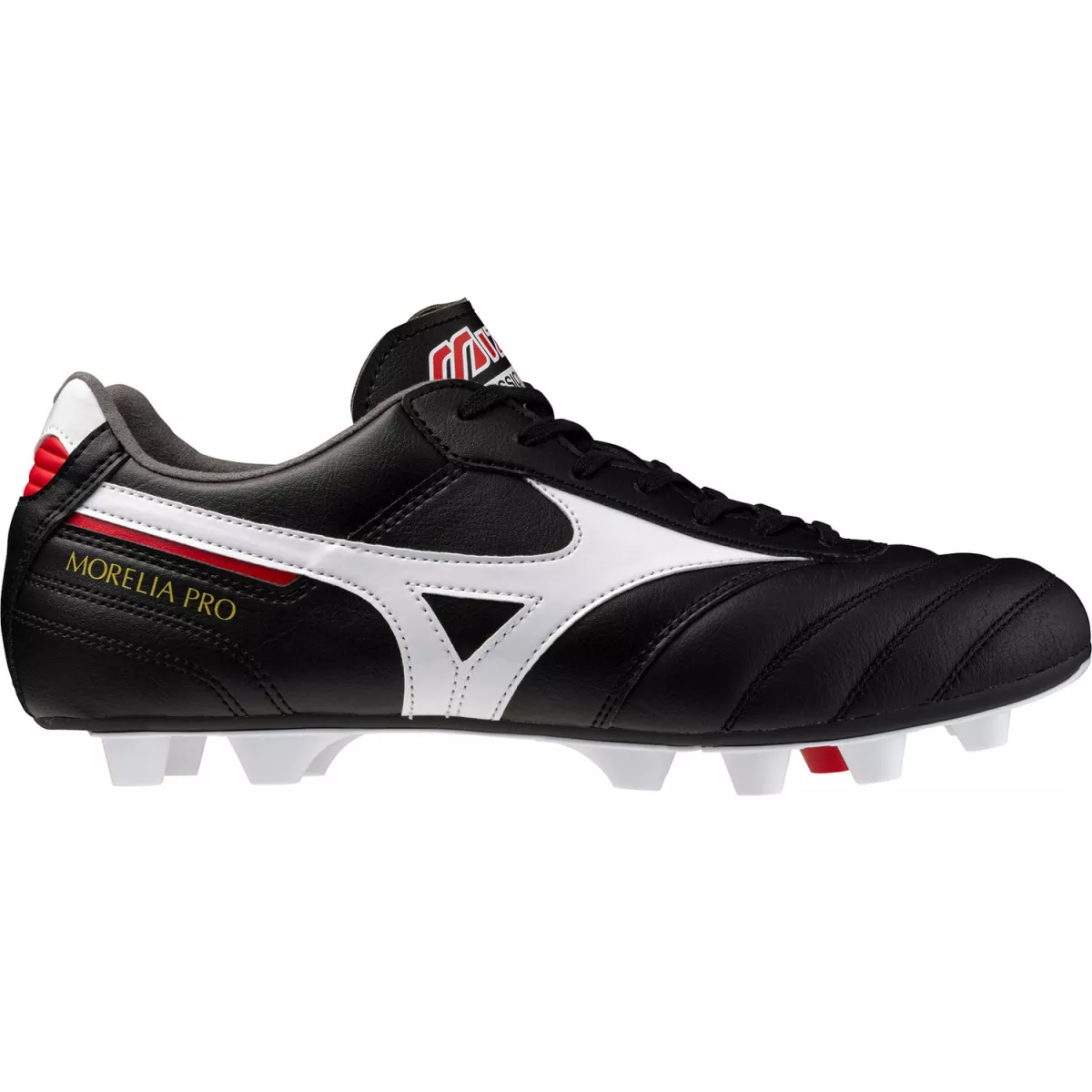 MIZUNO P1GA2506 MORELIA II Pro-01 Black/White/Chinese Red