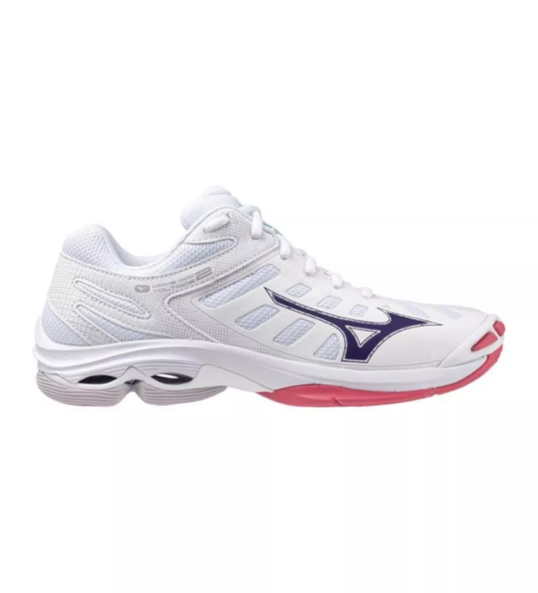 MIZUNO V1GC2460 Wave Voltage 2-45 White/Blue Tint