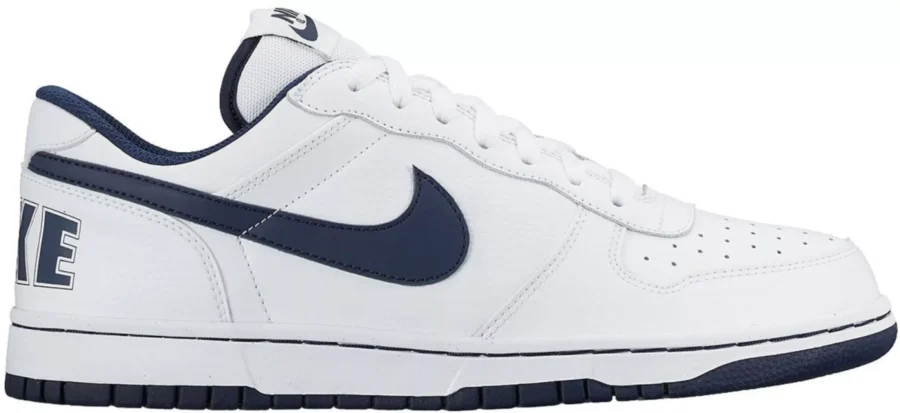 NIKE 355152 Big Nike Low-140 WHITE/MIDNIGHT NAVY