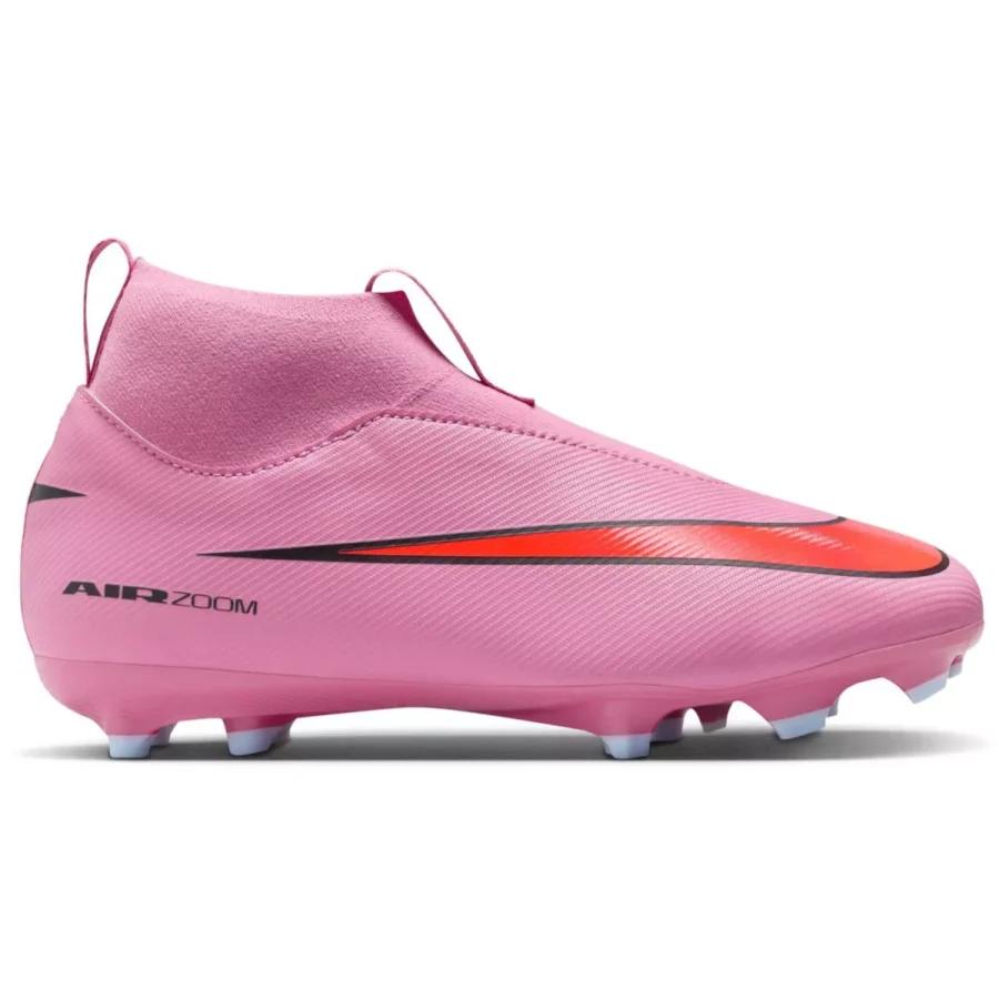 NIKE FQ8304 JR ZOOM SUPERFLY 10 ACA-MAGIC FLAMINGO/BLACK-TOTAL CRIMSON