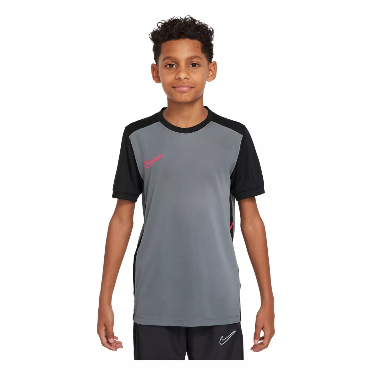 NIKE HJ3716 ACD25 TOP SS JR-065 COOL GREY/BLACK/BRIGHT CRIMSON