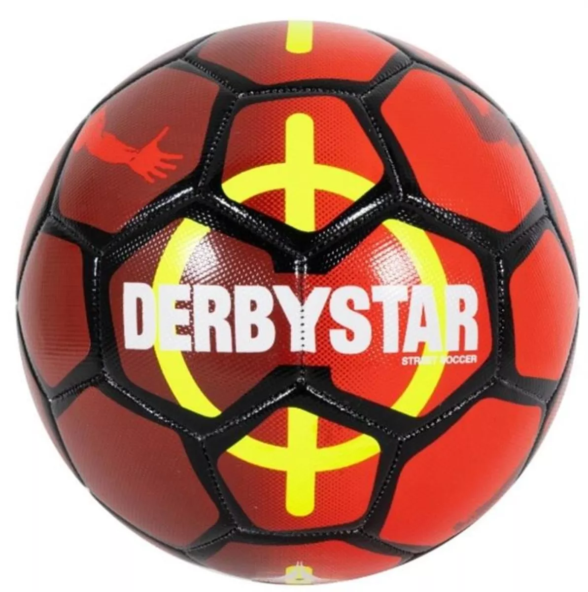 DERBYSTAR 287957 Street Soccer Bal-6404 Rood-Geel