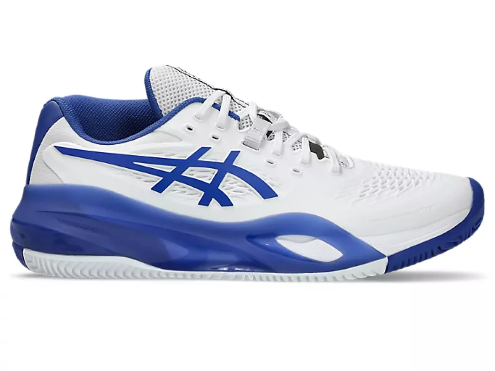 ASICS 1041A485 Gel Resolution X Clay-101 WHITE/DARK COBALT