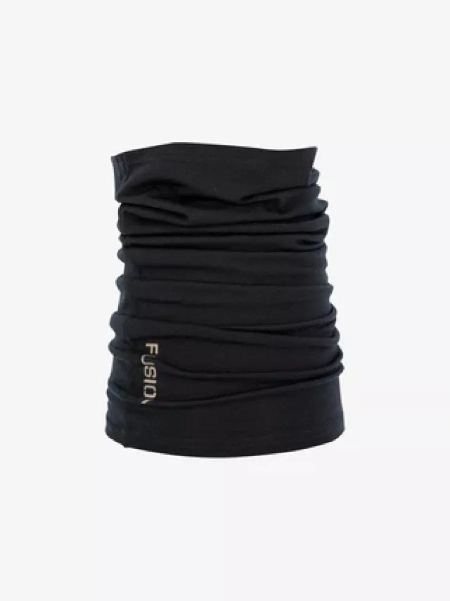 FUSION 0224 Merino Neck gaiter-Black
