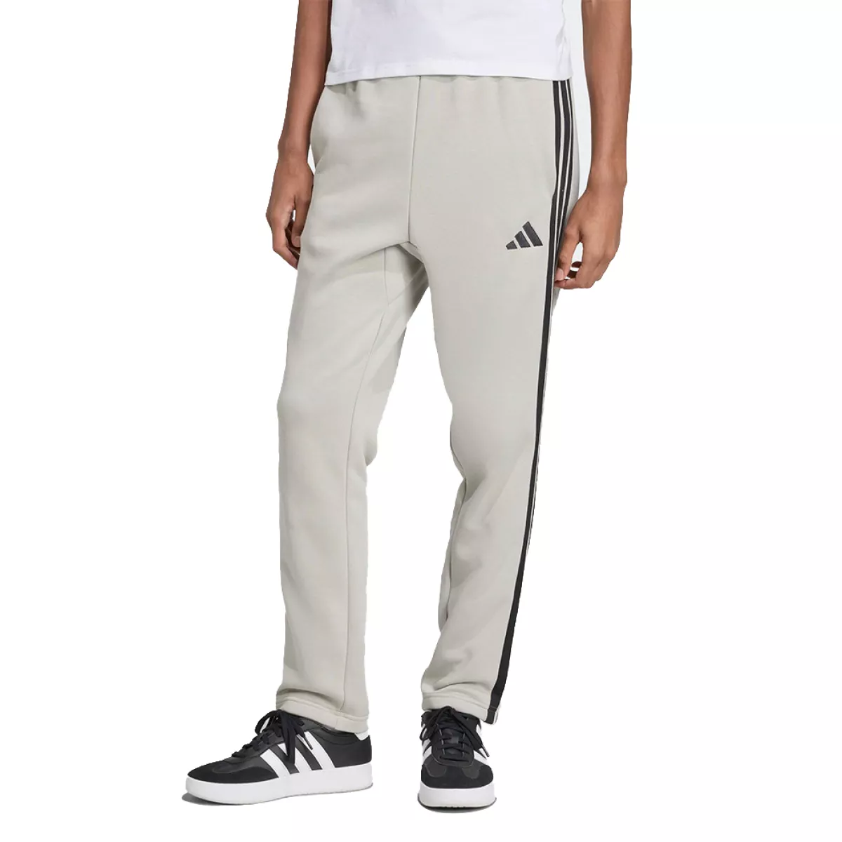 ADIDAS JX0715 3S Fleece Pant-METGRY/BLACK