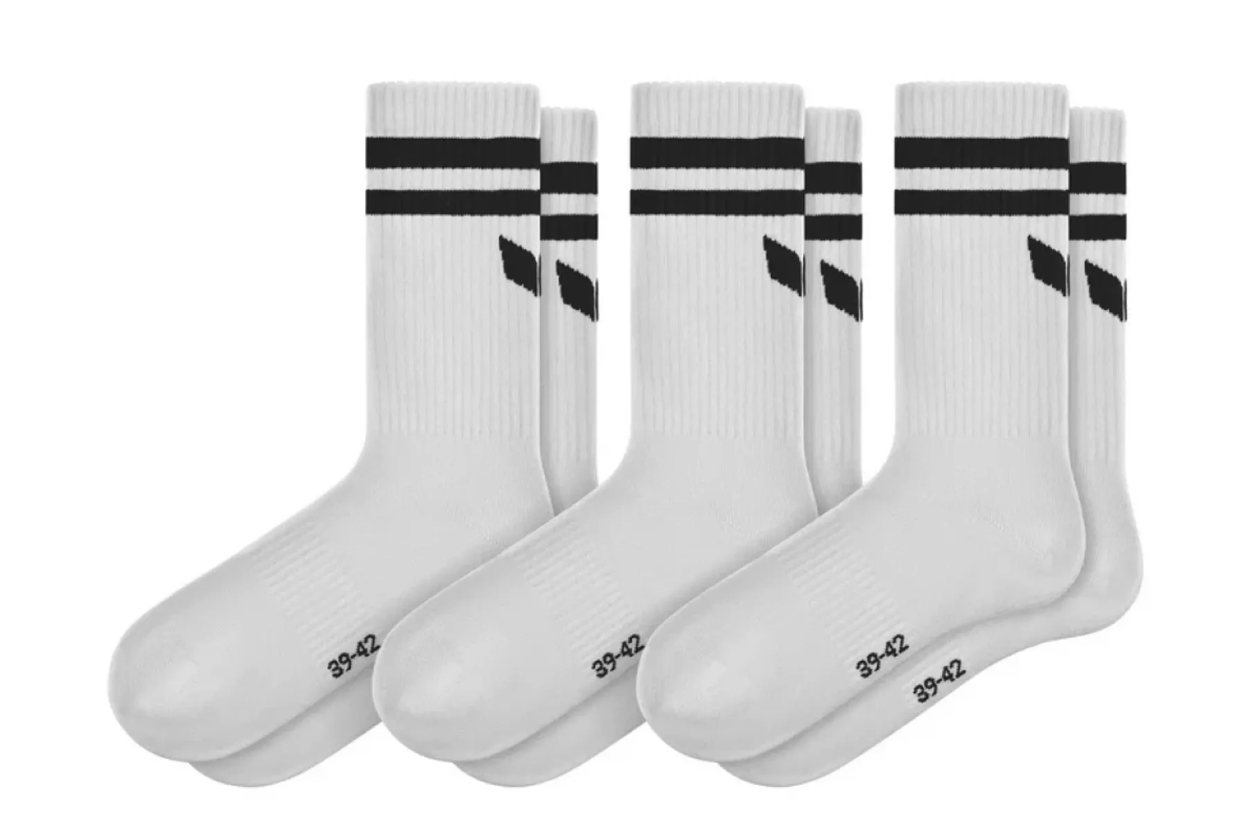 ERIMA 2182610 Wings Socks 3Pack-New White