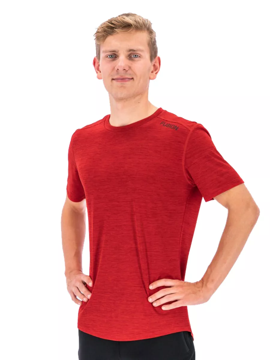 FUSION 0273 C3 T-SHIRT MENS-RED