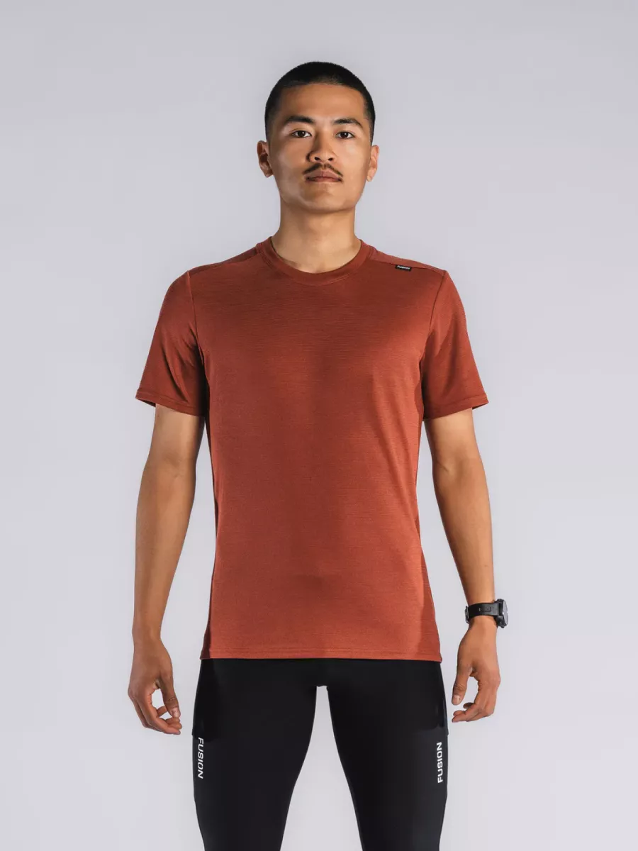 FUSION 1153 TECHN. MERINO 150 SHIRT-RUST