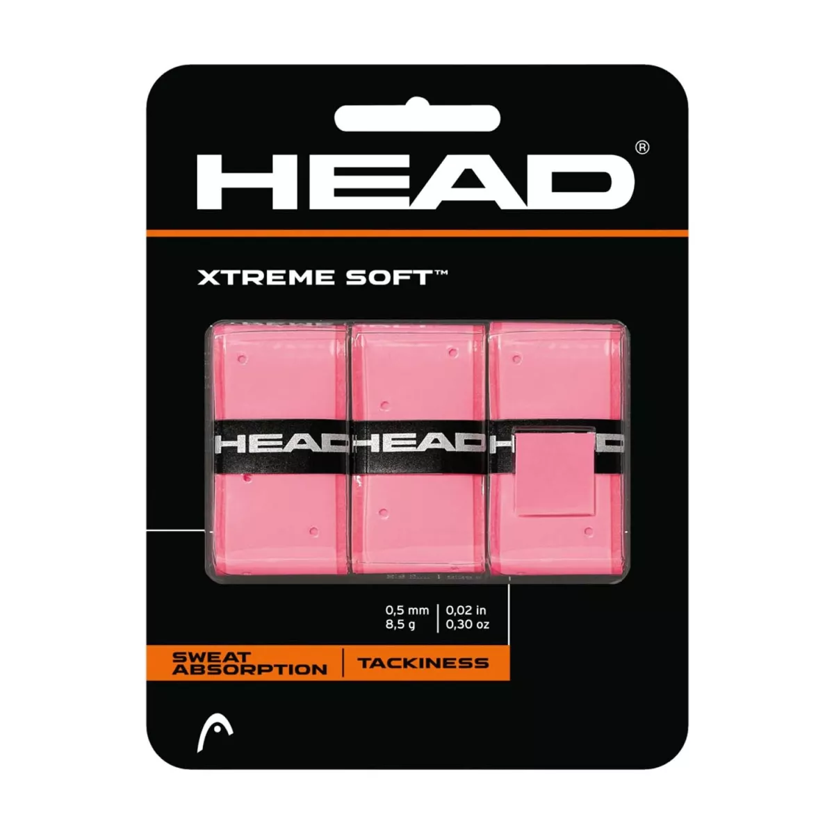HEAD 285104 XtremeSoft Grip 3 pcs P-Pink