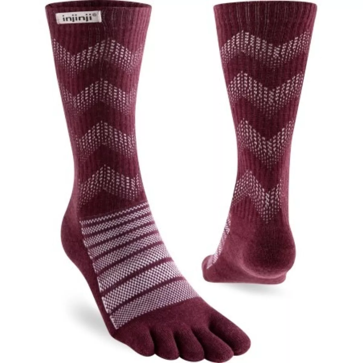 INJINIJ IS223670 Outdoor Midw. Crew-Garnet