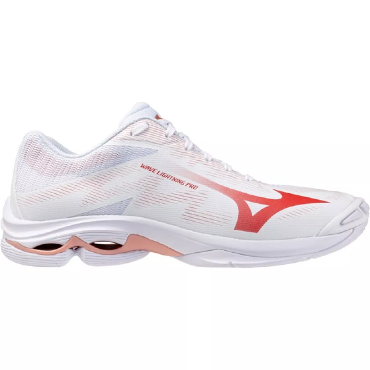 MIZUNO V1GC2660 Wave Lightning Pro-73 White/Rose Elegance/Lava Falls